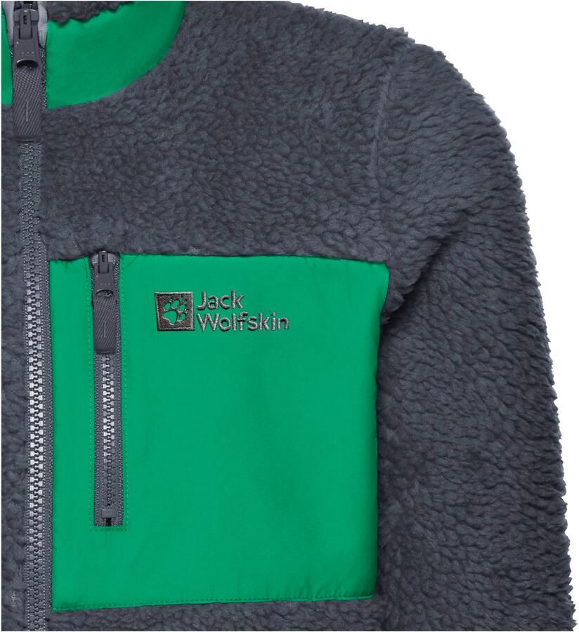 Jack Wolfskin Fleecejack ICE CURL JACKET K Verwar d winddicht overgangsjas voor kinderen - Foto 5
