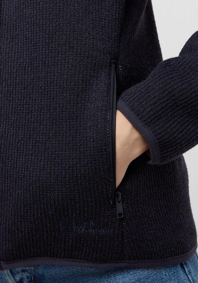 Jack Wolfskin Kaminfeuer Hooded Jacket Women Fleece jack met capuchon Dames 2XL dark navy dark navy - Foto 4