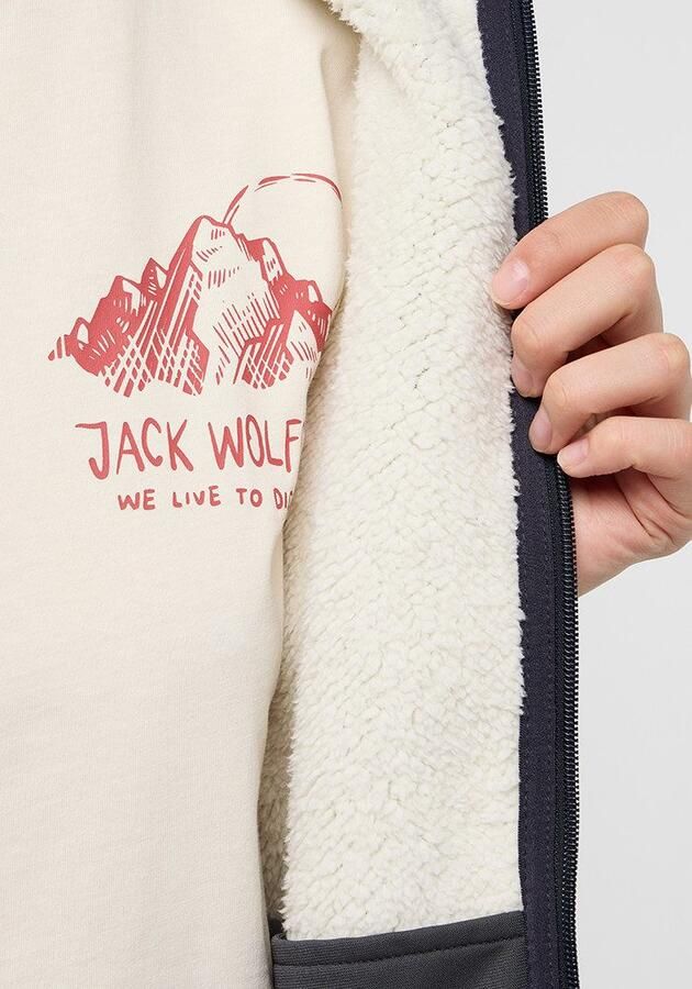 Jack Wolfskin Kaminfeuer Hooded Jacket Women Fleece jack met capuchon Dames 2XL dark navy dark navy - Foto 5