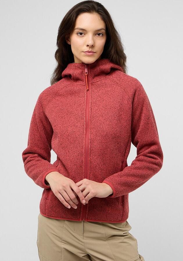 Jack Wolfskin Kaminfeuer Hooded Jacket Women Fleece jack met capuchon Dames XXL red coral red coral - Foto 7