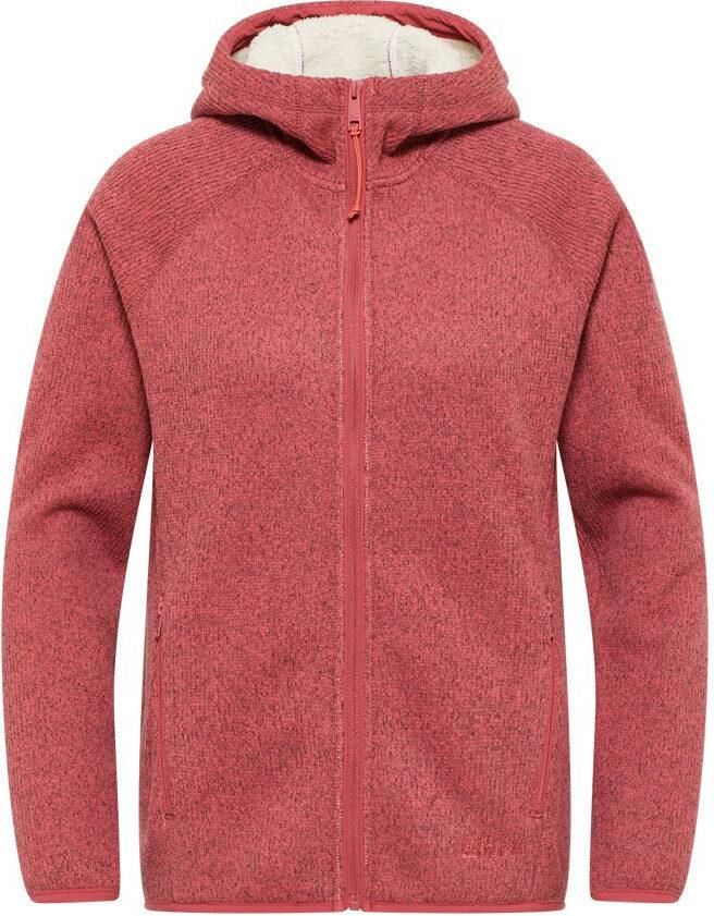 Jack Wolfskin Kaminfeuer Hooded Jacket Women Fleece jack met capuchon Dames XXL red coral red coral - Foto 5