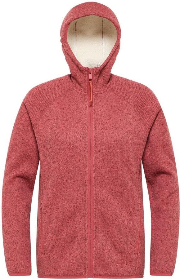 Jack Wolfskin Kaminfeuer Hooded Jacket Women Fleece jack met capuchon Dames XXL red coral red coral - Foto 6