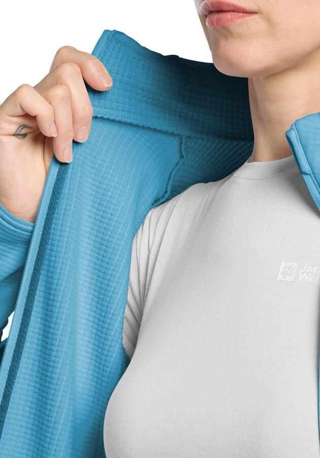 Jack Wolfskin Kolbenberg FZ Women Fleece jack Dames XXL sky blue Sky Blue - Foto 4
