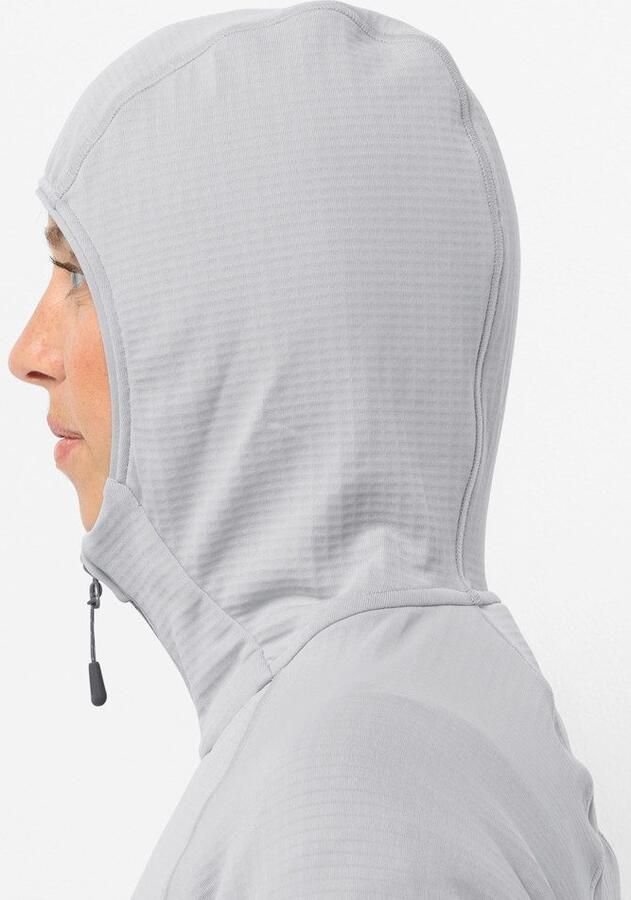 Jack Wolfskin Kolbenberg Hooded FZ Women Fleece jack Dames XXL cool grey Cool Grey - Foto 3