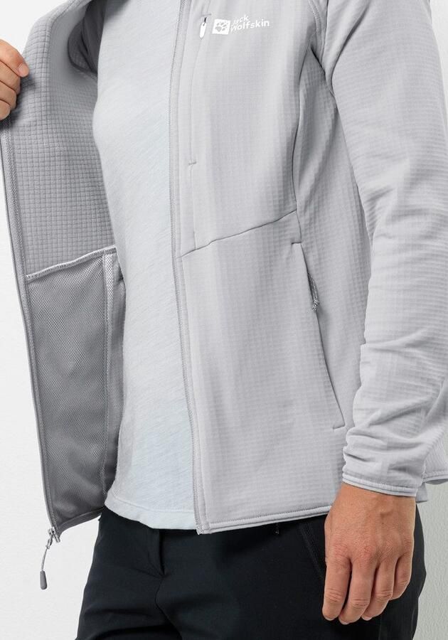 Jack Wolfskin Kolbenberg Hooded FZ Women Fleece jack Dames XXL cool grey Cool Grey - Foto 6