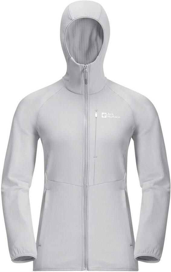 Jack Wolfskin Kolbenberg Hooded FZ Women Fleece jack Dames XXL cool grey Cool Grey - Foto 7