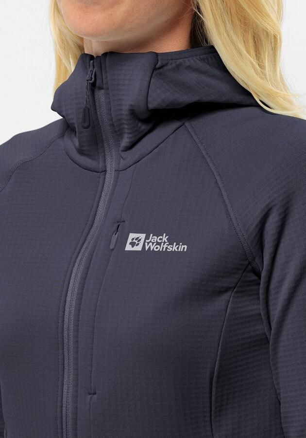 Jack Wolfskin Kolbenberg Hooded FZ Women Fleece jack Dames 2XL graphite - Foto 4