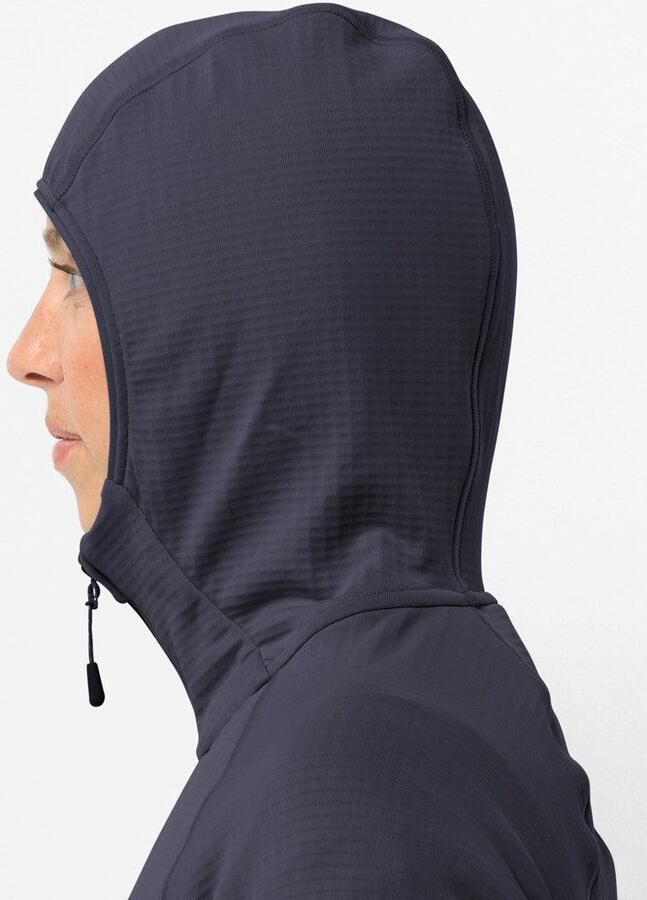 Jack Wolfskin Kolbenberg Hooded FZ Women Fleece jack Dames 2XL graphite - Foto 2