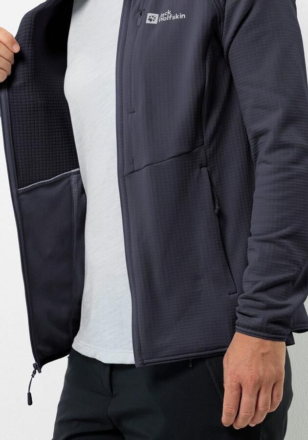 Jack Wolfskin Kolbenberg Hooded FZ Women Fleece jack Dames 2XL graphite - Foto 6