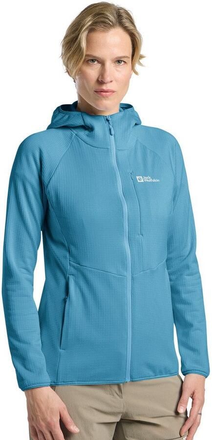 Jack Wolfskin Kolbenberg Hooded FZ Women Fleece jack Dames XXL sky blue Sky Blue - Foto 8