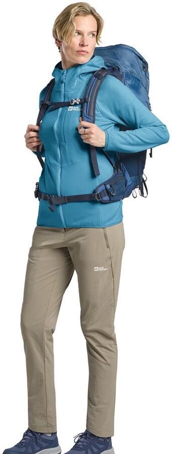 Jack Wolfskin Kolbenberg Hooded FZ Women Fleece jack Dames XXL sky blue Sky Blue - Foto 7