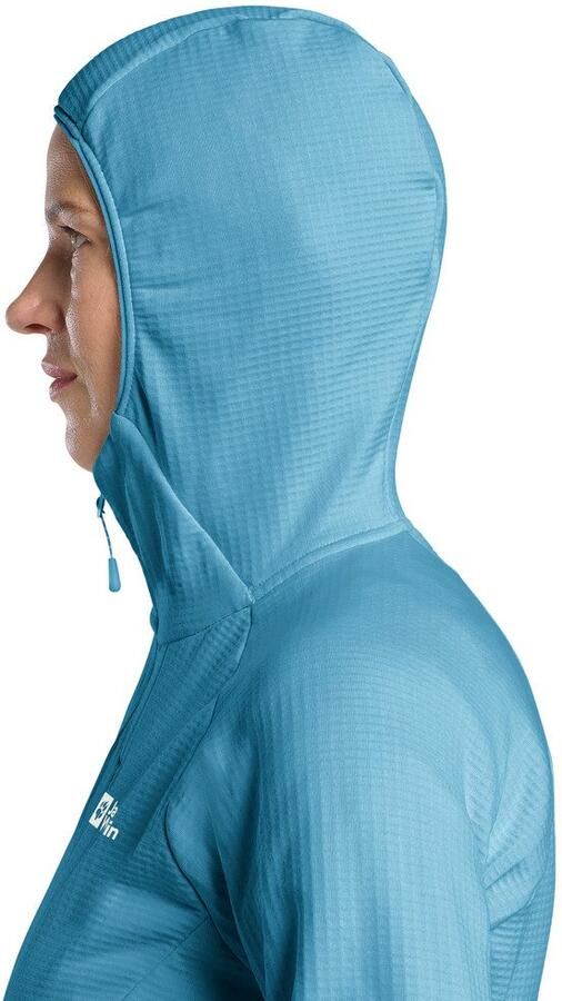 Jack Wolfskin Kolbenberg Hooded FZ Women Fleece jack Dames XXL sky blue Sky Blue - Foto 5