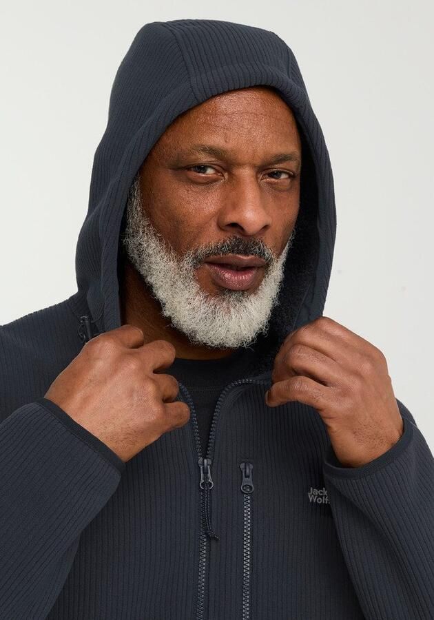 Jack Wolfskin Lake Ridge Hooded Jacket Men Fleece jack met capuchon Heren XXXL dark navy dark navy - Foto 4