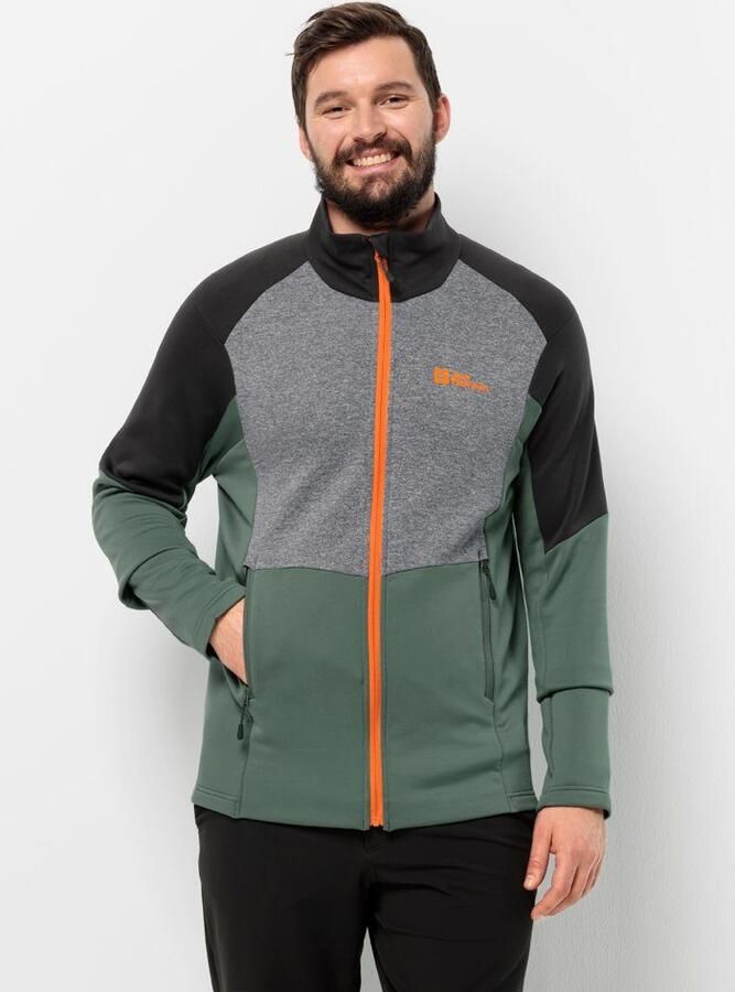 Jack Wolfskin Marienberg FZ Men Fleece jack Heren XXXL hedge green Hedge Green - Foto 5