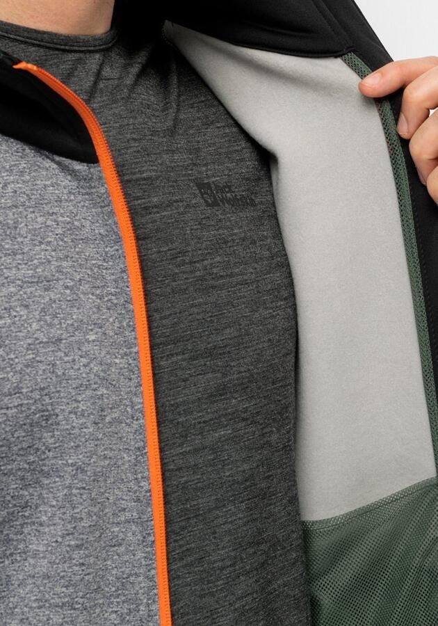 Jack Wolfskin Marienberg FZ Men Fleece jack Heren XXXL hedge green Hedge Green - Foto 4