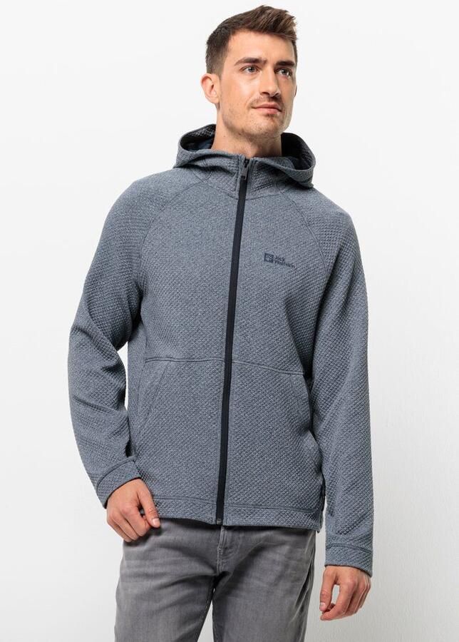 Jack Wolfskin Fernweh Hooded Jacket Men Fleece jack Heren XXXL blue night blue - Foto 7