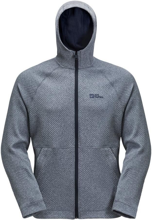 Jack Wolfskin Fernweh Hooded Jacket Men Fleece jack Heren XXXL blue night blue - Foto 6