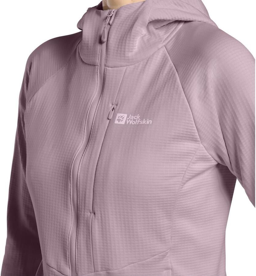 Jack Wolfskin Kolbenberg Hooded FZ Women Fleece jack Dames 2XL wild blossom wild blossom - Foto 2