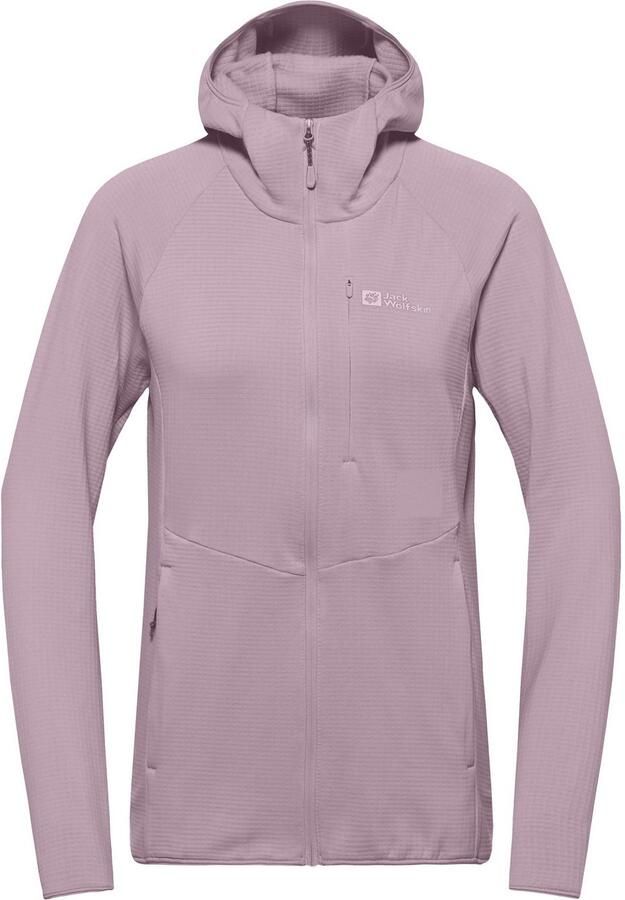 Jack Wolfskin Kolbenberg Hooded FZ Women Fleece jack Dames 2XL wild blossom wild blossom - Foto 3