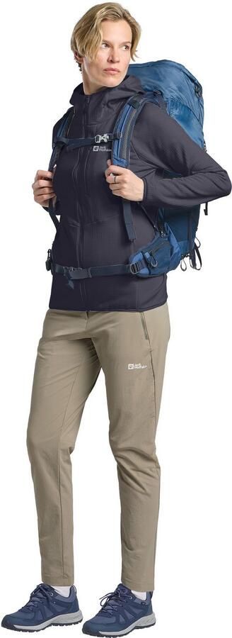 Jack Wolfskin Fleecejack met capuchon KOLBENBERG HOODED FZ W Ademend licht overgangsjas - Foto 6