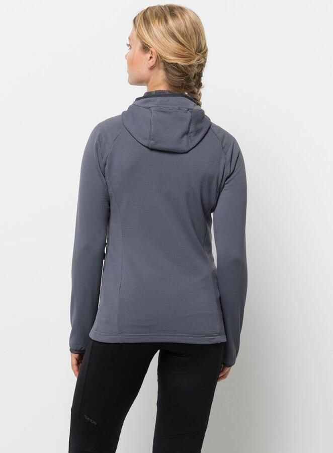 Jack Wolfskin Kolbenberg Hooded FZ Women Fleece jack Dames XXL dolphin - Foto 3