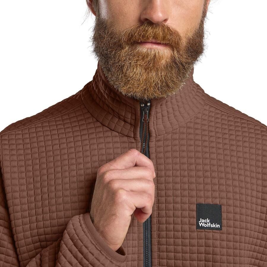 Jack Wolfskin Mogari FZ Men Fleece jack Heren 2XL dark rust Dark Rust