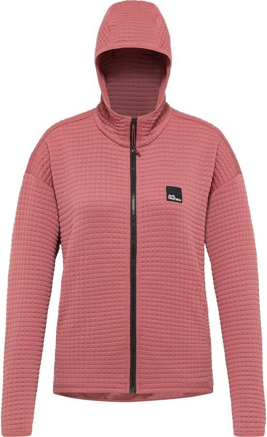 Jack Wolfskin Mogari Hooded FZ Women Fleece jack met capuchon Dames XXL mineral red mineral red - Foto 6
