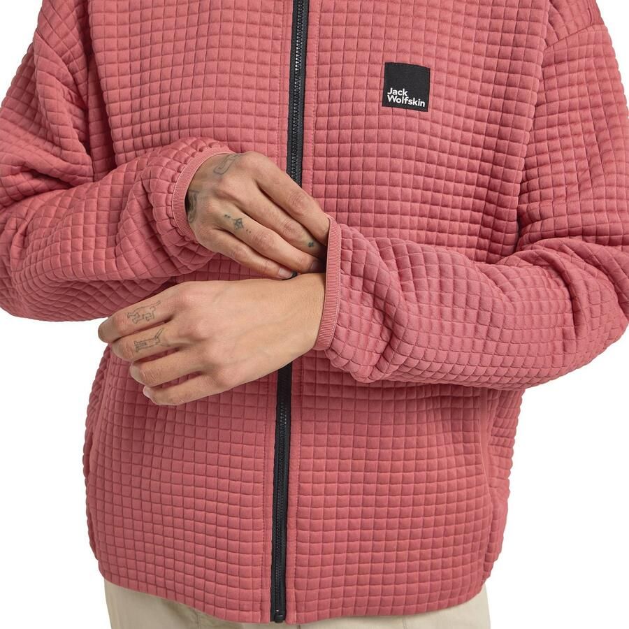 Jack Wolfskin Mogari Hooded FZ Women Fleece jack met capuchon Dames XXL mineral red mineral red - Foto 2