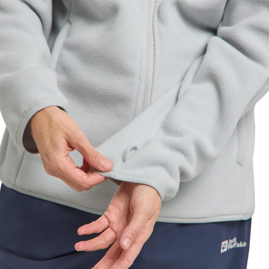 Jack Wolfskin Moonrise FZ Women Fleece jack Dames XXL cool grey Cool Grey - Foto 2