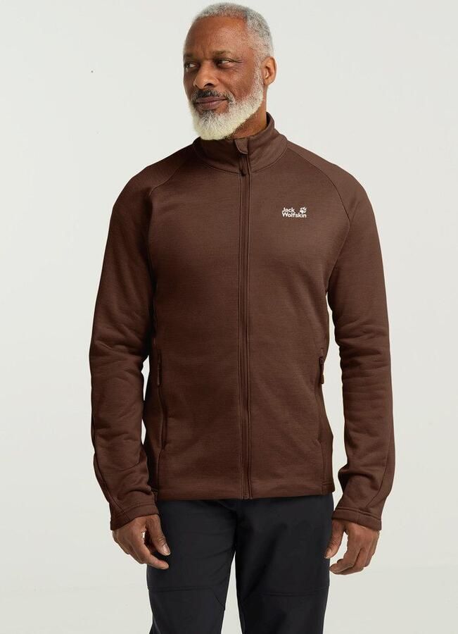 Jack Wolfskin Peak District FZ Men Fleece jack Heren XXXL hot choc hot choc - Foto 8
