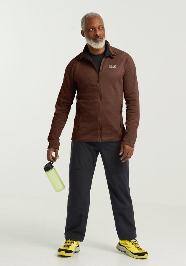 Jack Wolfskin Peak District FZ Men Fleece jack Heren XXXL hot choc hot choc - Foto 3