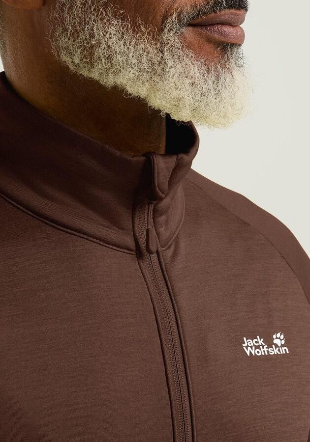 Jack Wolfskin Peak District FZ Men Fleece jack Heren XXXL hot choc hot choc - Foto 6