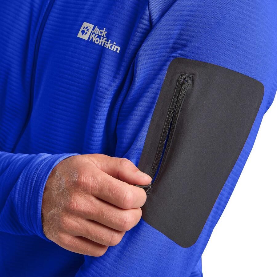 Jack Wolfskin Prelight FZ Men Fleece jack Heren 2XL blue vibrant blue