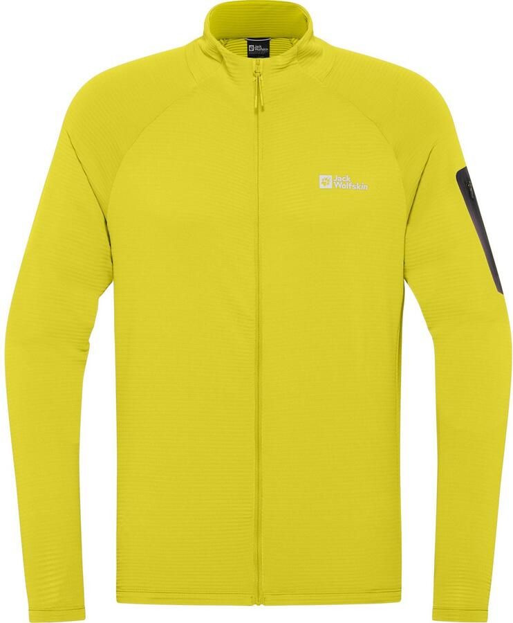 Jack Wolfskin Prelight FZ Men Fleece jack Heren 2XL chartreuse - Foto 4