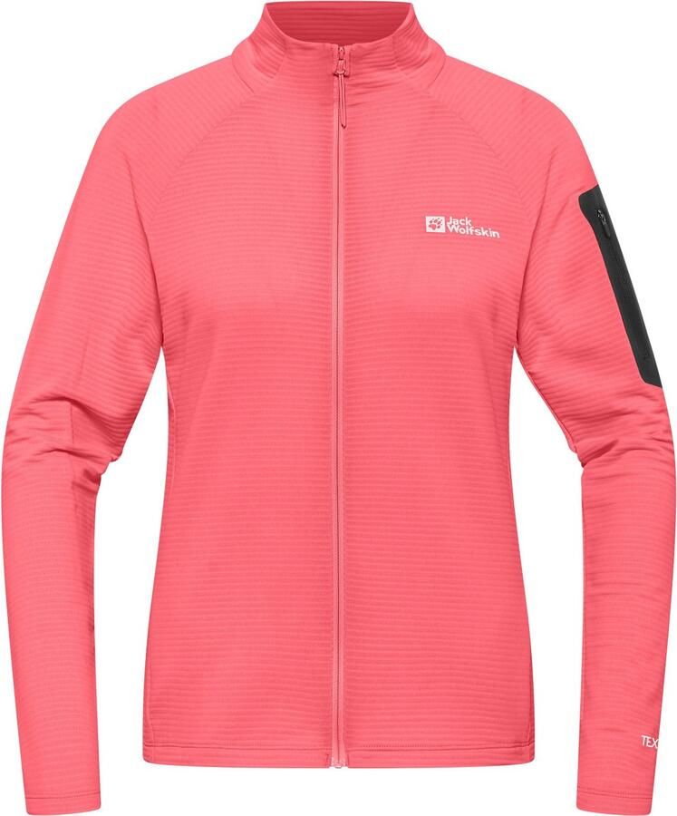 Jack Wolfskin Prelight FZ Women Fleece jack Dames XL sunset coral sunset coral - Foto 4