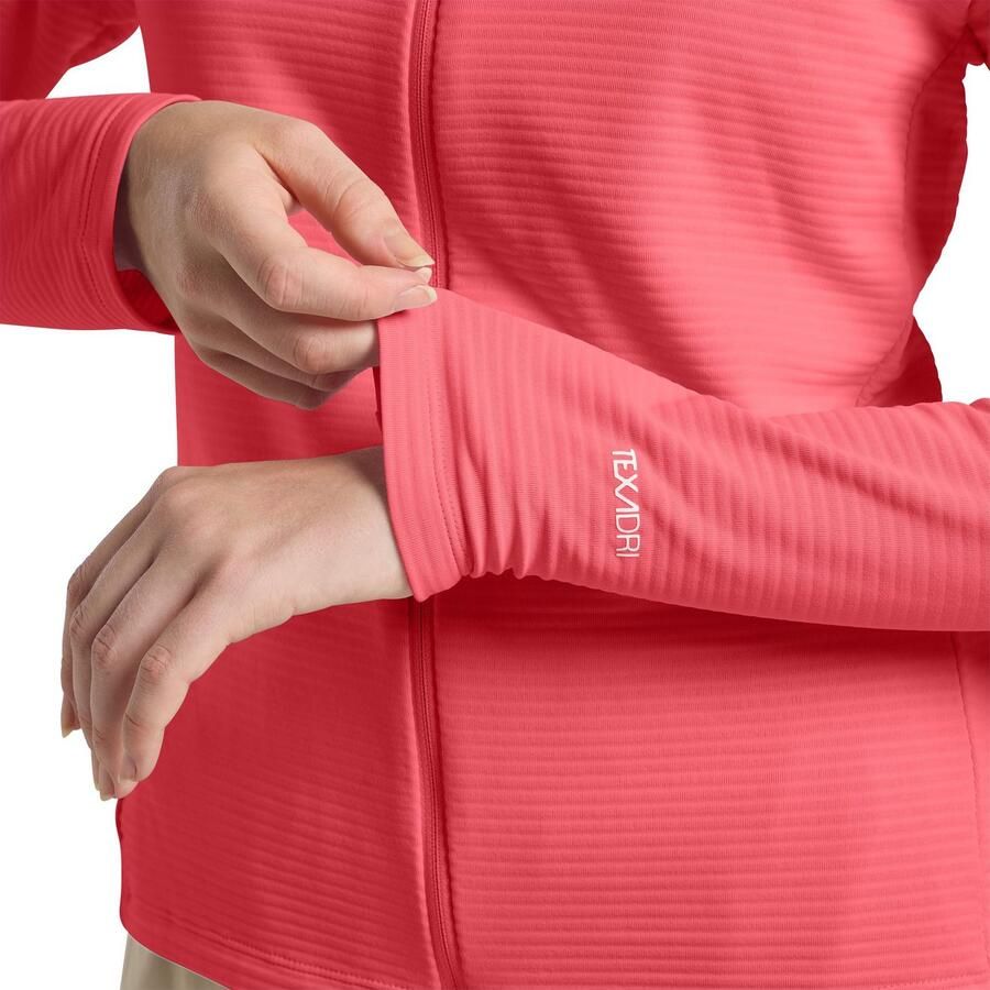 Jack Wolfskin Prelight FZ Women Fleece jack Dames XL sunset coral sunset coral - Foto 2