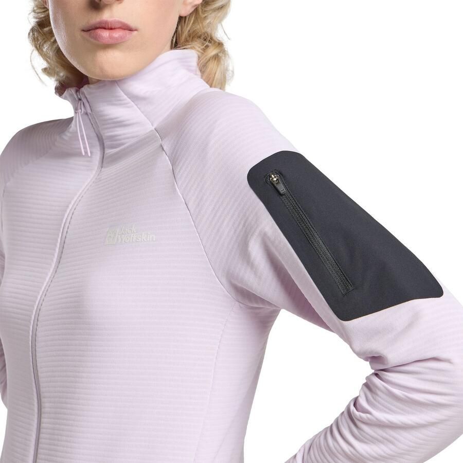 Jack Wolfskin Prelight FZ Women Fleece jack Dames XL pale lavendar Pale Lavendar