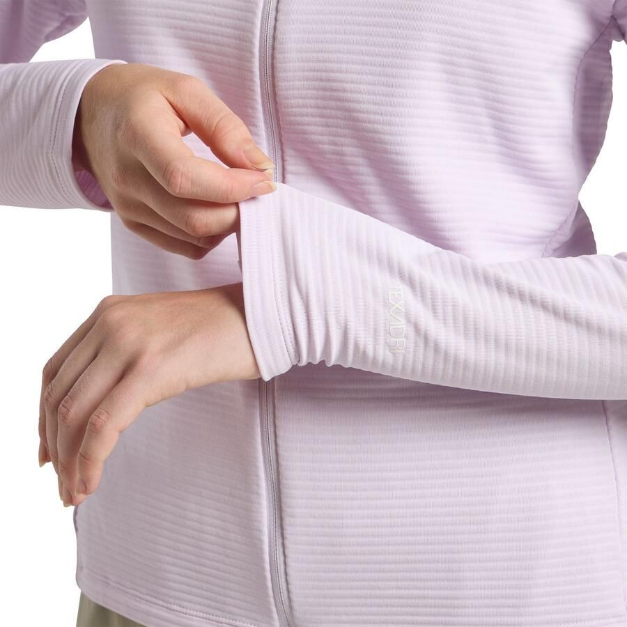 Jack Wolfskin Prelight FZ Women Fleece jack Dames XL pale lavendar Pale Lavendar - Foto 2