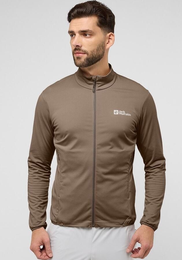 Jack Wolfskin Prelight Trail FZ Men Functioneel jack met lange mouwen Heren XXL cold coffee cold coffee - Foto 5