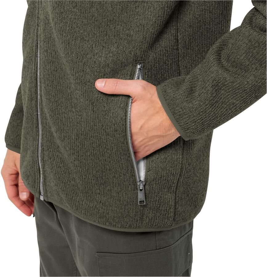 Jack Wolfskin Robson Fjord Jacket Fleece jack Heren XXXL island moss island moss