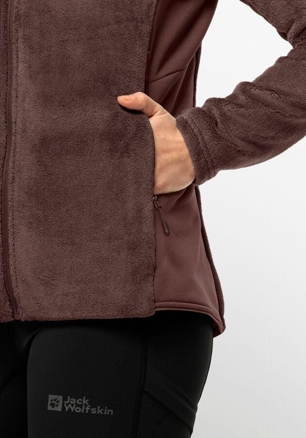Jack Wolfskin Rotwand FZ Women Fleece jack Dames XXL dark maroon dark maroon - Foto 2