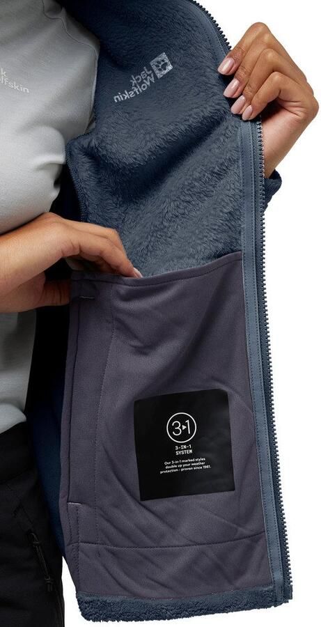 Jack Wolfskin Rotwand FZ Women Fleece jack Dames XS midnight sky midnight sky - Foto 4