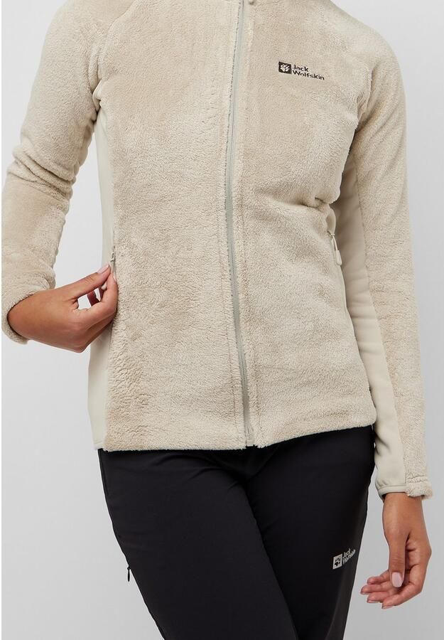 Jack Wolfskin Rotwand Hooded FZ Women Fleece jack met capuchon Dames XXL seal - Foto 2