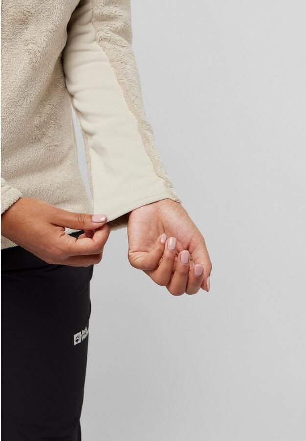 Jack Wolfskin Rotwand Hooded FZ Women Fleece jack met capuchon Dames XXL seal - Foto 3