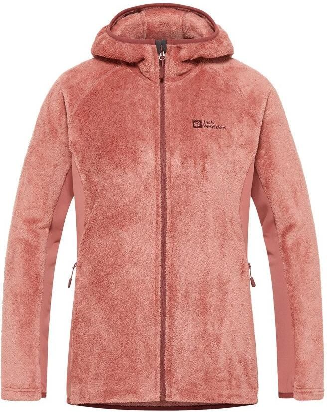 Jack Wolfskin Rotwand Hooded FZ Women Fleece jack met capuchon Dames XXL mineral red mineral red - Foto 4