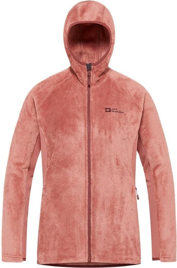 Jack Wolfskin Rotwand Hooded FZ Women Fleece jack met capuchon Dames XXL mineral red mineral red - Foto 5