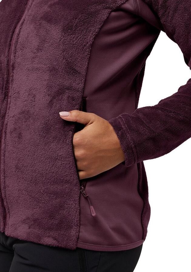 Jack Wolfskin Rotwand Hooded FZ Women Fleece jack met capuchon Dames XXL amaranth - Foto 3