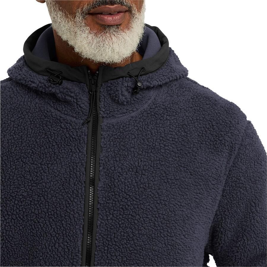 Jack Wolfskin Stone Lite Hooded Jacket Men Sherpa fleece trui heren XXXL dark navy dark navy - Foto 2