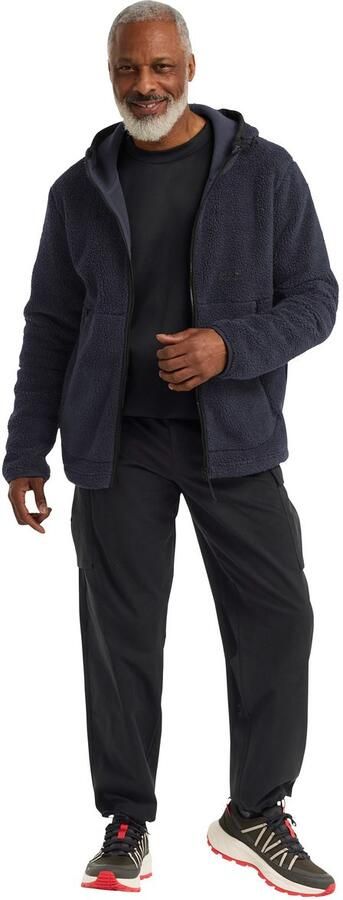 Jack Wolfskin Stone Lite Hooded Jacket Men Sherpa fleece trui heren XXXL dark navy dark navy - Foto 9