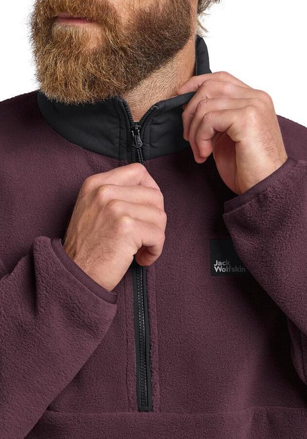 Jack Wolfskin Sumetro HZ Men Fleece trui Heren XXXL amaranth - Foto 5